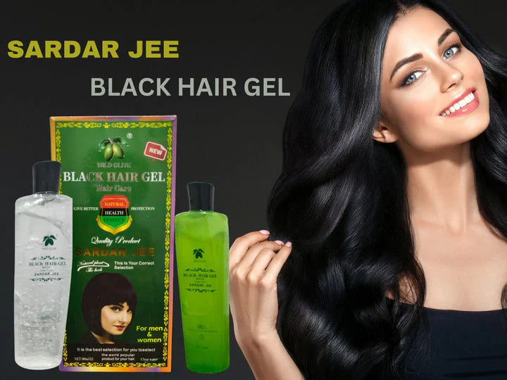 Sardar Jee Hair Color Gel  EASY DYEING COLOURING GEL + OIL 2 BOTTLES 500 ML