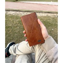 New Imported Long Leather Trifold Wallet For Cash & Cards