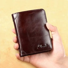 Original Buffalo Leather Trifold Wallet