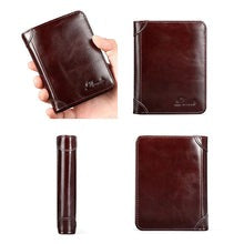 Original Buffalo Leather Trifold Wallet